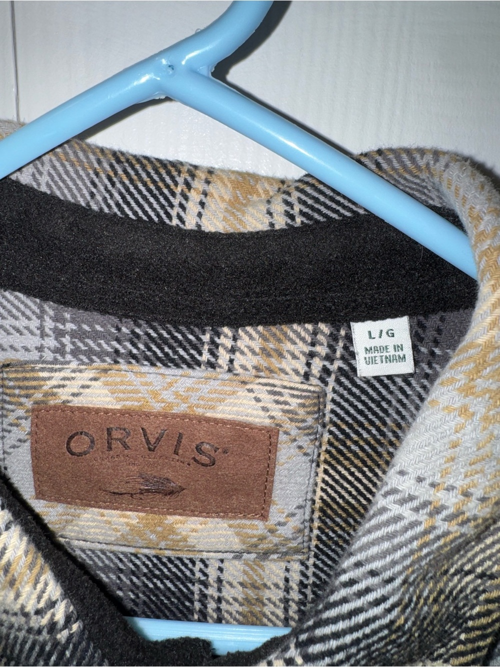Orvis Heavy Flannel Shirt Jacket Men’s Large - Picture 2 of 6
